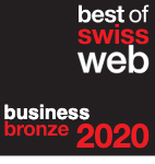BestofSwissWeb 2020 Award Business Bronze Logo