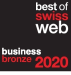 Logo Best of Swiss Web 2020 Award Business Bronze