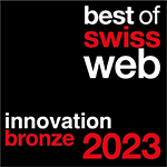 Best of Swiss Web 2023 Award Innovation Bronze Logo