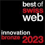 Logo Best of Swiss Web 2023 Award Innovation Bronze